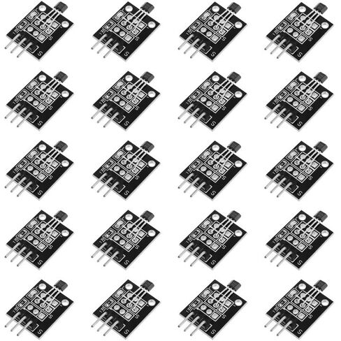 20 Pack A3144 Hall Effect Sensor 3Pins Magnetic Detector for Arduino DC 4V-24V Hall Effect in Saudi Arabia