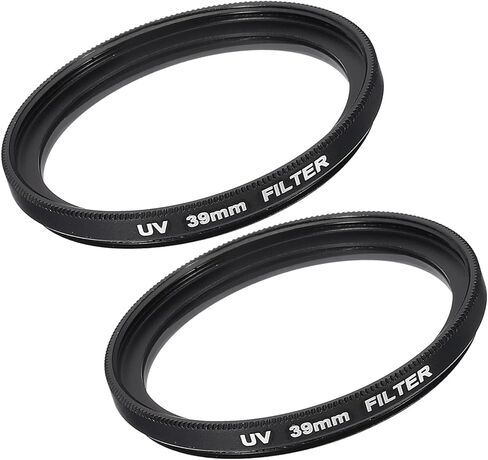 UV Lens Filter Camera Protection Filter with 39mm HD Hydrophobic Scratch Resistant for Camera Photography Lens 2 Pcs in Saudi Arabia