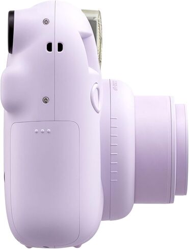 مجموعة كاميرا Fujifilm Instax Mini 12 الفورية أرجواني أرجواني مع حزمة اقتصادية لفيلم Fuji Instax Mini (20 ورقة) + ألبوم صور + قطعة قماش للتنظيف من الألياف الدقيقة in Kuwait
