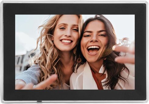 GOWENIC 10.1 Inch Digital Picture Frame WiFi, 1280x800 LCD Digital Photo Frame with with 32GB Storage, Supports Memo and Family Schedules (US Plug) in Saudi Arabia