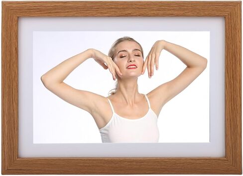 إطار صورة رقمي 13.3 بوصة، إطار صور رقمي ذكي واي فاي مع شاشة لمس عالية الدقة 1280 × 800، تدوير تلقائي، مشاركة فيديو الصور عبر التطبيق من أي مكان، للعائلة (قابس الولايات المتحدة) in Kuwait