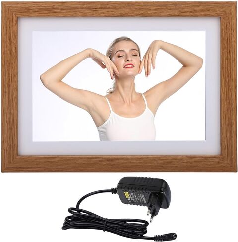 إطار صورة رقمي، شاشة IPS مقاس 13.3 بوصة، شاشة HD 1280 × 800، واي فاي، تخزين 32 جيجابايت، تدوير تلقائي، مشاركة حسابات متعددة، مستشعر الجاذبية، التحكم في التطبيق، لعائلة الزفاف (قابس الولايات المتحدة) in Kuwait