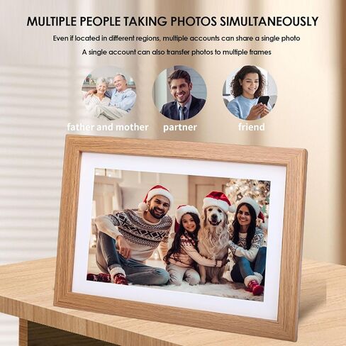 Vikye 13.3 Inch Digital Picture Frame, 1280x800 LCD with 32GB Storage and WiFi Connectivity, Multi Account Sharing for Photos Videos (US Plug) in Saudi Arabia
