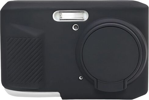 BOVKE Case for Kodak PIXPRO FZ45 Digital Camera, Soft Silicone Cover for Kodak PIXPRO FZ45 - Anti-Scratch Slim Fit Lightweight Protective, Black in Saudi Arabia