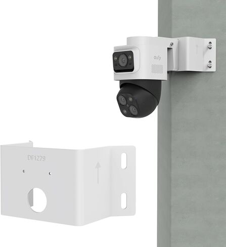 حامل زاوية الجدار الخارجي من HOLACA لنظام الأمان eufy PoE NVR S4 Max وكاميرا eufy Security eufyCam S4، eufy PoE Bullet-PTZ Cam S4 Max Mount in Saudi Arabia