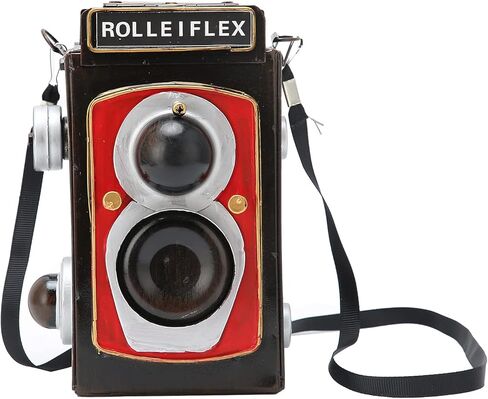 PerGar Retro Camera Decor, Mini Camera Prop Camera Ornament, Camera Model Ornament, Decorative Camera Crafts, Wrought Iron Mini Vintage Camera Decor for Desktop Decoration Photography in Saudi Arabia