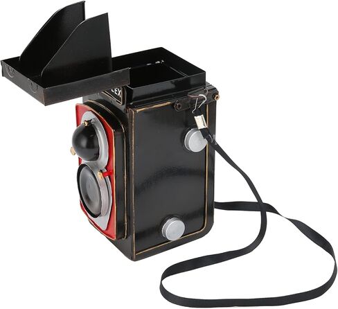 PerGar Retro Camera Decor, Mini Camera Prop Camera Ornament, Camera Model Ornament, Decorative Camera Crafts, Wrought Iron Mini Vintage Camera Decor for Desktop Decoration Photography in Saudi Arabia