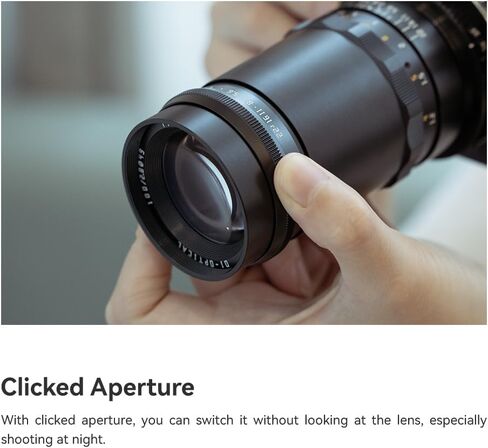 TTARTISAN 100mm F2.8 for M Mount, Bubble Bokeh Lens Full Frame Manual Focus Soap Bubble Bokeh Prime Lens Compatible with M10 M11 M240 Series M9P M10R Film Cameras in Saudi Arabia