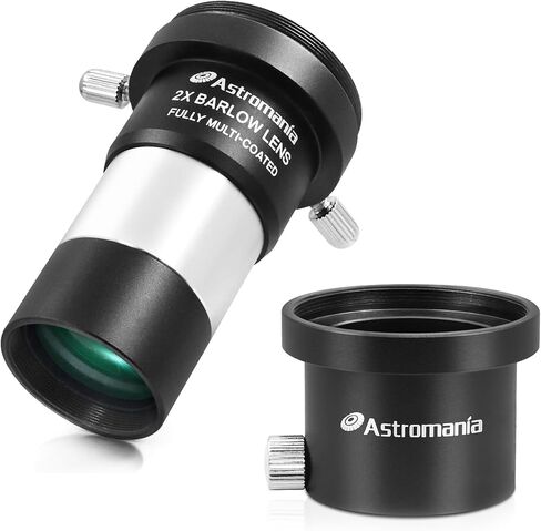 Astromania M42X0.75 Female Thread to 1.25" Adapter - Bundle with - 2X Barlow Lens Upgraded 1.25 inch in Saudi Arabia
