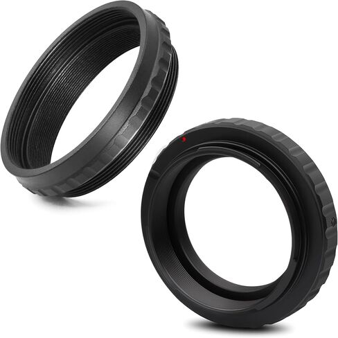 Astromania 7.5mm T2 Extension Ring - Bundle with - T2 T Ring Adapter for Canon in Saudi Arabia