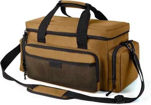 VJI Heavy Duty Tool Bag with Multi-Pockets, Portable Storage Bag with Large Zipper, Carrying Toolbag with Adjustable Shoulder Strap and Ergonomic Handle, Repairman, Carpenters, Handyman, Black in Saudi Arabia