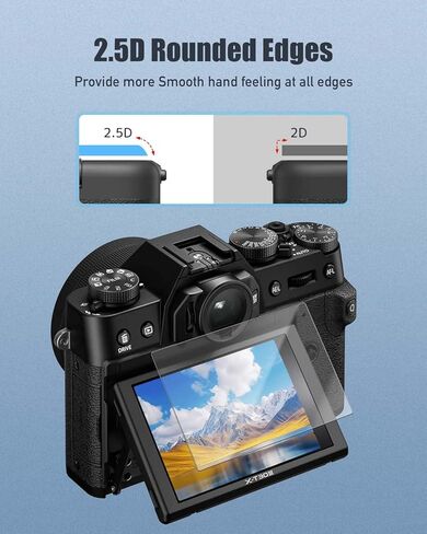 واقي شاشة مكون من 4 قطع لكاميرا Fujifilm X-T30 III، زجاج مقسى بدرجة صلابة 9H لكاميرا Fujifilm X-T30 III، مضاد للخدش، خالٍ من الفقاعات، وضوح عالي الدقة in Saudi Arabia