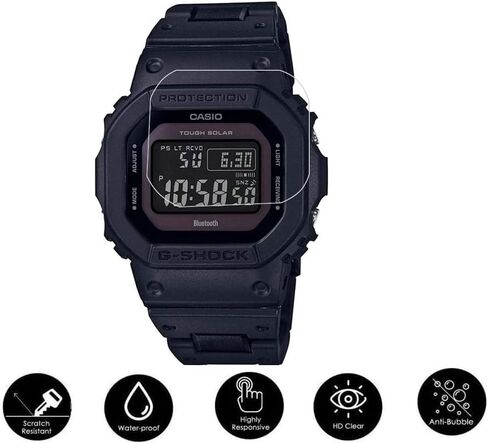 واقي شاشة Walieoka متوافق مع سلسلة Casio DW-H5600، طبقة واقية رفيعة للغاية مقاومة للانفجار ومضادة للخدش [3 عبوات] in Kuwait