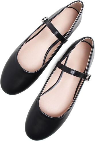 SAILING LU Mary Jane Shoes Women's Flats Dress Shoes for Women Dressy Comfortable Square Toe Slip-On Ballerina Walking Flats Shoes in Saudi Arabia