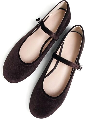 SAILING LU Mary Jane Shoes Women's Flats Dress Shoes for Women Dressy Comfortable Square Toe Slip-On Ballerina Walking Flats Shoes in Saudi Arabia