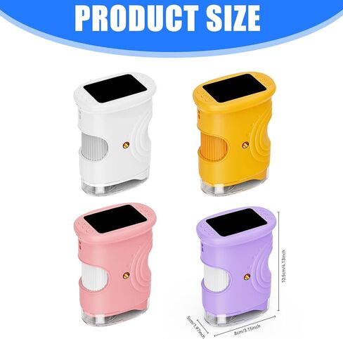 Portables Digital Microscopes for with Video Card Slot Compacts Outdoor Learning Light Weight Educational Microscopes Toy Digital Microscopes in Saudi Arabia
