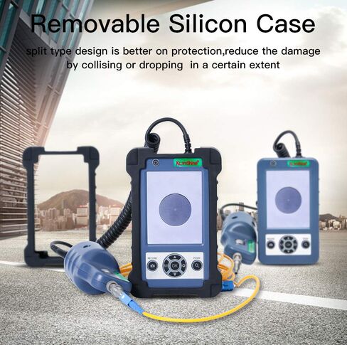 Fiber Optic Inspection Probe 3.5Inch LCD Screen 400x Magnification Video Probe with SC, LC Male/Female+Core Alignment Fusion Splicer Komshine EX39 Full Splicing Kit with Cleaver in Saudi Arabia
