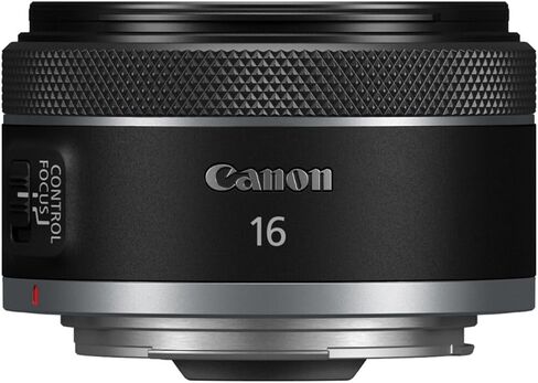 Canon RF 16mm f/2.8 STM Lens| Ultra-Wide Angle Prime with Bright f/2.8 Aperture & Compact Lightweight Design| Perfect for Travel & Landscape Photography (5051C002) + Adapter EF-EOS R + Bag + 64GB Card in Saudi Arabia