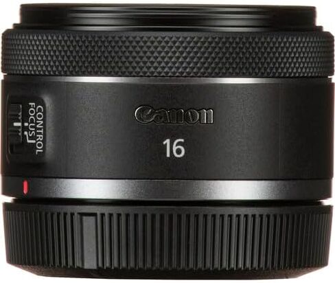 Canon RF 16mm f/2.8 STM Lens| Ultra-Wide Angle Prime with Bright f/2.8 Aperture & Compact Lightweight Design| Perfect for Travel & Landscape Photography (5051C002) + Adapter EF-EOS R + Bag + 64GB Card in Saudi Arabia