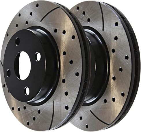 AutoShack Brake Rotors Front Brake Rotor Replacement Kit for 2012-2019 Nissan Versa 2014-2019 Versa Note 2015-2019 Micra 1.6L FWD R1080983PR in Saudi Arabia