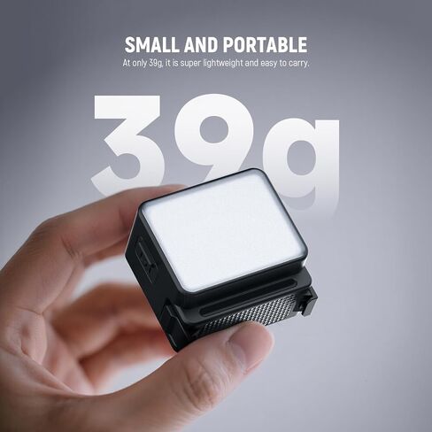 NEEWER Basics M20 Magnetic LED Camera Light + AC012 Mount Adapter Compatible with DJI Osmo 360/5 Pro/4/3, Mini Fill Light for Nano Action 3 4 5 Pro Cage NEEWER AC009 PRO Accessories Expansion Adapter in Saudi Arabia