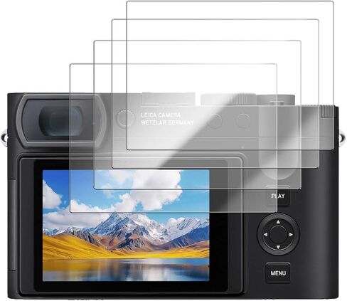 واقي شاشة مكون من 4 قطع لكاميرا Leica Q3 أحادية اللون، زجاج مقسى بصلابة 9H لكاميرا Leica Q3 أحادية اللون، مضاد للخدش، خالٍ من الفقاعات، وضوح عالي الدقة in Saudi Arabia