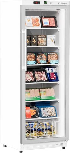 Beyou التجاري الثلاجة في وضع مستقيم ، 10.7 Cu. Ft.Reach-in Freezer باللون الأبيض باب واحد in Kuwait