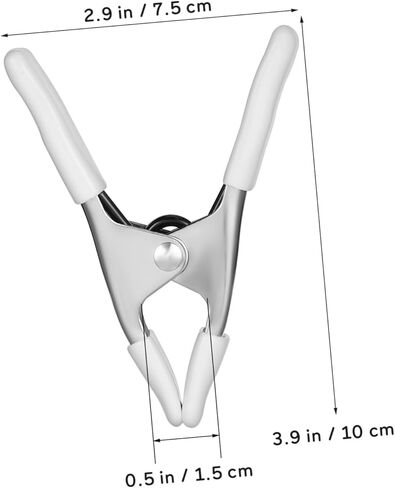 5pcs Spring Clamp Backdrop Clips White Plastic Heavy Duty Clamps for Background Stand in Saudi Arabia
