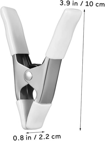 5pcs Spring Clamp Backdrop Clips White Plastic Heavy Duty Clamps for Background Stand in Saudi Arabia