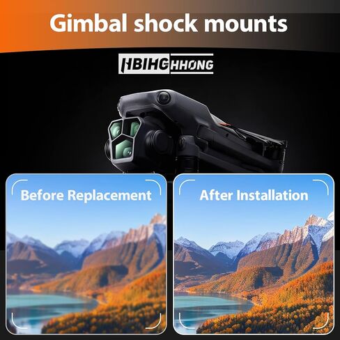 لوحة امتصاص Gimbal لـ DJI Mavic 3 Pro استبدال لوحة تخميد الاهتزاز العلوية لـ Mavic 3 Pro ملحقات المرطبات المطاطية مع أداة إصلاح in Saudi Arabia