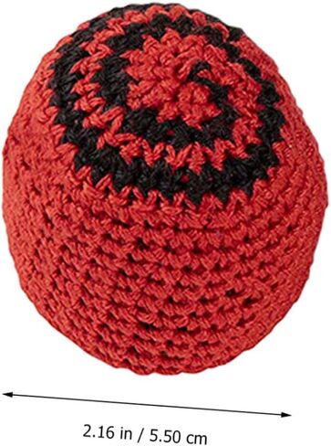 5Pcs Woolen Yarn Sandbag Game Indoor Outdoor Activity Balls for Individual Group Play Fun Engaging Game Random Color in Saudi Arabia