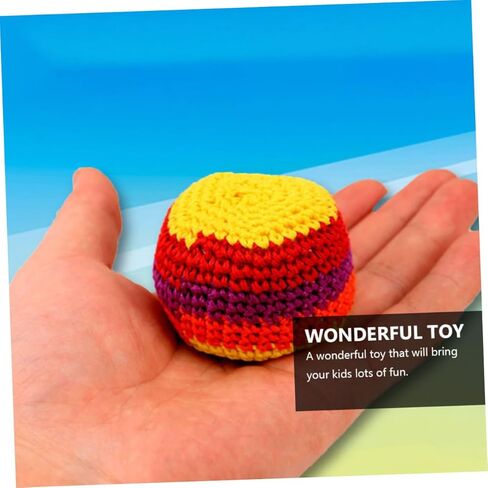 5Pcs Woolen Yarn Sandbag Game Indoor Outdoor Activity Balls for Individual Group Play Fun Engaging Game Random Color in Saudi Arabia