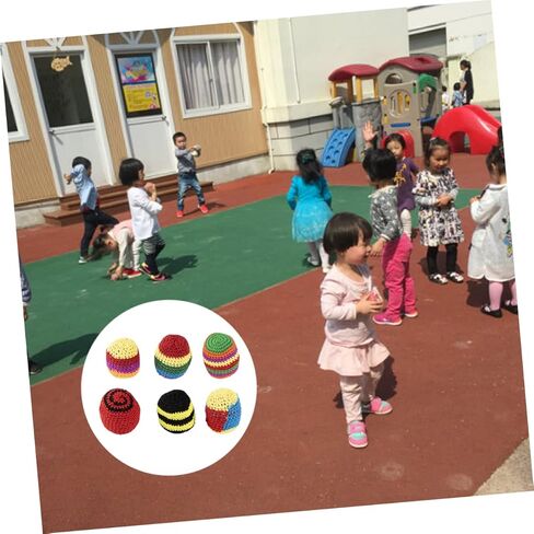 5Pcs Woolen Yarn Sandbag Game Indoor Outdoor Activity Balls for Individual Group Play Fun Engaging Game Random Color in Saudi Arabia