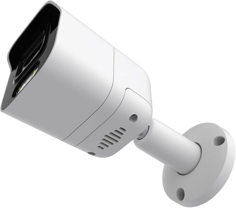 AngelCamera Two - كاميرا أمان خارجية/داخلية بدقة 8 ميجابكسل بدقة 4K مع خاصية الردع الذكي، وصوت ثنائي الاتجاه، وإنذار صفارة الإنذار، ورؤية بالألوان الكاملة ليلاً ونهارًا مع إضاءة ذكية، وتوافق مع العلامات التجارية المتعددة in Kuwait