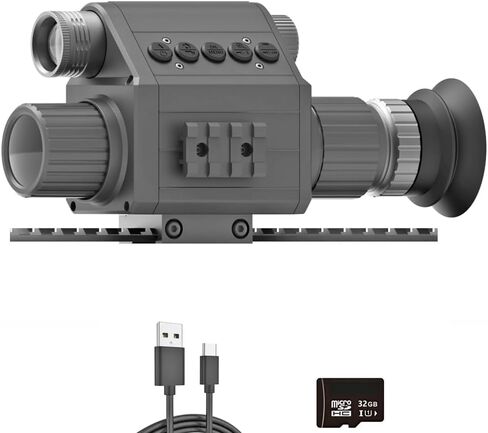 كاميرا M5 الرقمية 1080P للرؤية الليلية والنهارية نطاق بندقية الصيد أحادية العين مع 850 أو 940 نانومتر IR (M5-50-IR940-GP) in Kuwait