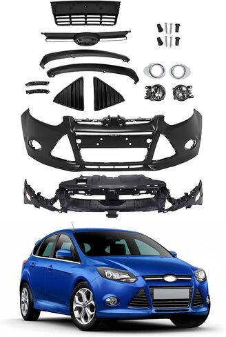 مجموعة غطاء المصد الأمامي متوافقة مع 2015-2018 Ford Focus st in Kuwait