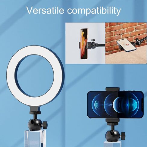 1/4-20 Thread Mini Ball Head Tripod Mount 360 Degree Rotating 90 Degree Tilt Swivel Adapter with One Click Lock Scratch Proof Design Compatible with DSLR Cameras Fill Lights Microphones in Saudi Arabia