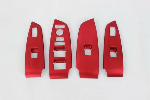 4PCS Window Switch Decoration Decal Frame Cover Panel Trim Door Handle Armrest Trim for Honda Accord 2018 2019 2020 2021 2022 (Matte Silver) High Configuration in Saudi Arabia