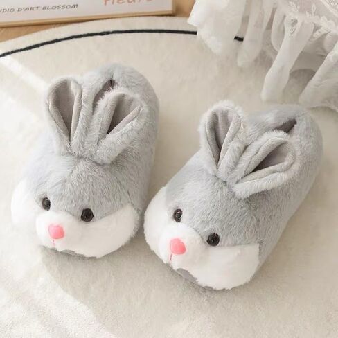 Cute Animal Slipper for Women Funny Novelty Cartoon Fuzzy Slipper Plush Character Great Christmas Gift for Lover Girls Mom Wife Daughter(Meduim US 7-9) in Saudi Arabia