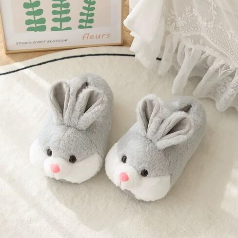 Cute Animal Slipper for Women Funny Novelty Cartoon Fuzzy Slipper Plush Character Great Christmas Gift for Lover Girls Mom Wife Daughter(Meduim US 7-9) in Saudi Arabia
