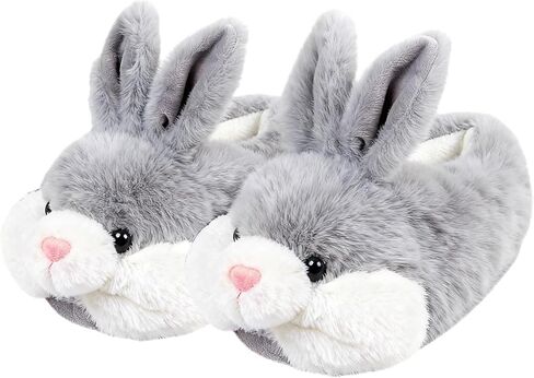 Cute Animal Slipper for Women Funny Novelty Cartoon Fuzzy Slipper Plush Character Great Christmas Gift for Lover Girls Mom Wife Daughter(Meduim US 7-9) in Saudi Arabia