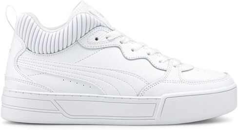 PUMA Womens Skye Demi Lace Up Sneakers Shoes Casual - White - Size 9.5 M in Saudi Arabia