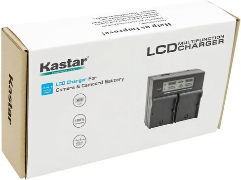 Kastar LCD Dual Fast Charger Replacement for Sony NP-F970 NP-F960 F970 F960 F975 F950 DCR-VX2100 HDR-AX2000 FX1 FX7 FX1000 HVR-HD1000U V1U Z1P Z1U Z5U Z7U HXR-MC2000U MVC-FDR1 NEX-EA50UH FS100U FS700U in Saudi Arabia