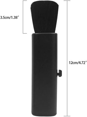 Portable Computer Screen Camera Lens Brush Removal Brush Soft ABS+Wool Small Retractable Brush in Saudi Arabia