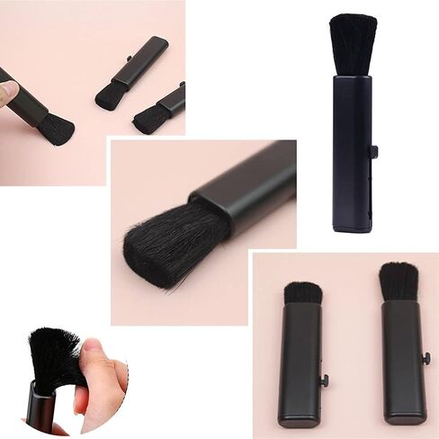 Portable Computer Screen Camera Lens Brush Removal Brush Soft ABS+Wool Small Retractable Brush in Saudi Arabia