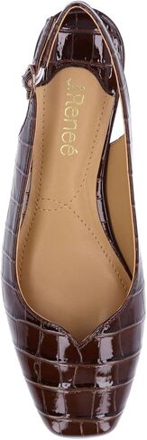 J. Renee Taveta Women's Pump, 9 B(M) US, Brown in Saudi Arabia