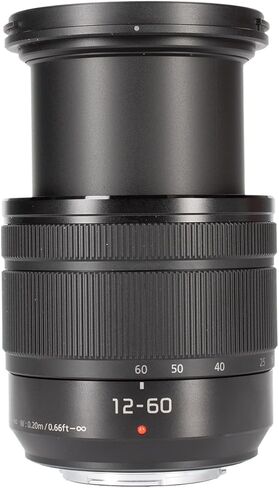 باناسونيك لوميكس جي فاريو 12-60 ملم f/3.5-5.6 ASPH. قوة O.I.S. عدسة تكبير مكافئة لـ Micro Four Thirds مقاس 24-120 مم مع بطاقة ذاكرة سعة 64 جيجابايت ومجموعة تنظيف + المزيد (9 عناصر) in Kuwait
