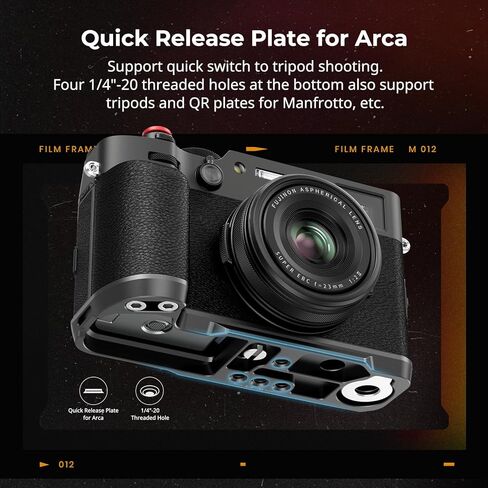 SmallRig X100VI / X100V مقبض يدوي على شكل حرف L + مرشح للأشعة فوق البنفسجية لـ FUJIFILM X100VI / X100V in Kuwait
