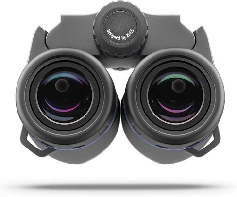منظار Zeiss Terra Pocket مقاس 8 × 25 باللون الرمادي للبالغين - منظار سفر مدمج عالي القوة ومقاوم للماء لمشاهدة الطيور، مناظير صغيرة خفيفة الوزن للاستخدام الخارجي مع واقي مضاد للضباب للصيد in Saudi Arabia