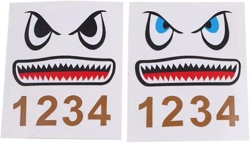 Drone Sticker Adhesive Quadcopter Decal Cartoon Fish Sticker Compatible with Mavic 3 Mini Se Air 2s, Mini Drone Accessories in Saudi Arabia